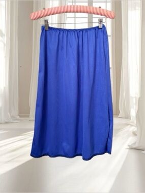 VTG BESTFORM Blue Nylon Half Slip Size L
